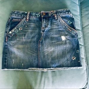 X2 Denim Laboratory Denim Skirt